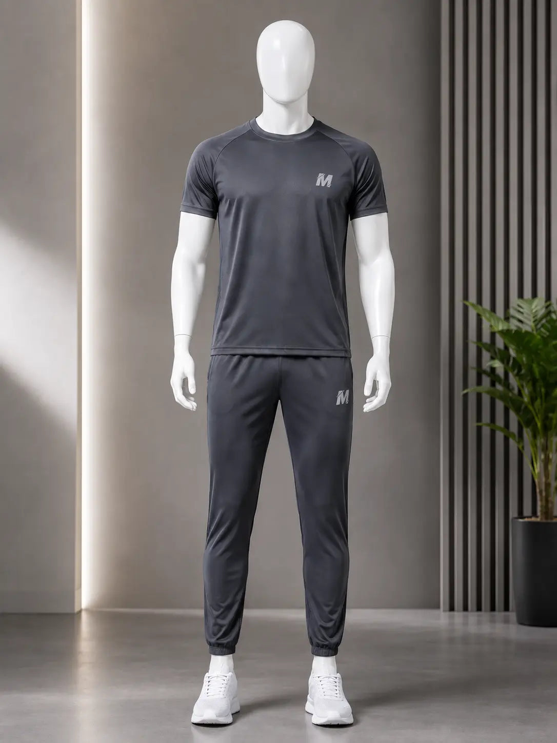 Grey Track-suit Meerina By Hinshah
