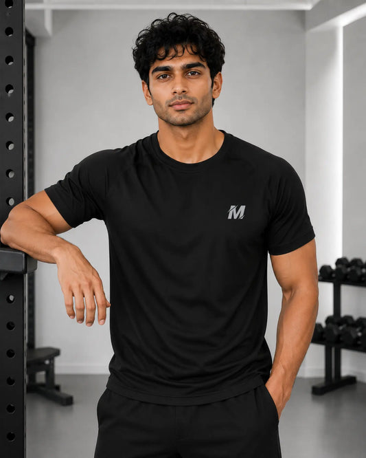 Black T-shirt Meerina By Hinshah