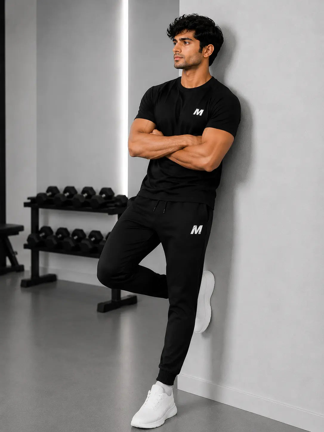 Black Track-suit Meerina By Hinshah