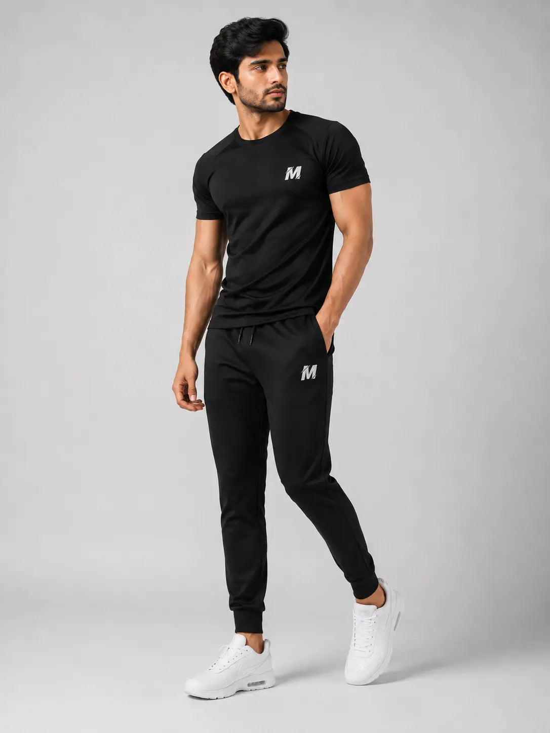 Black Track-suit Meerina By Hinshah