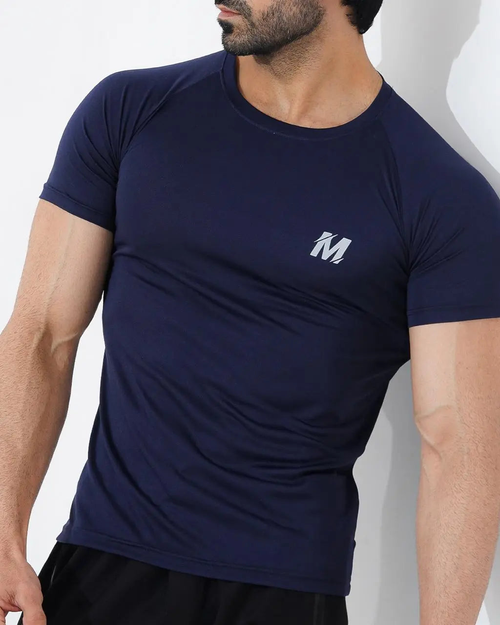 Blue Dri-fit T-shirt Meerina By Hinshah