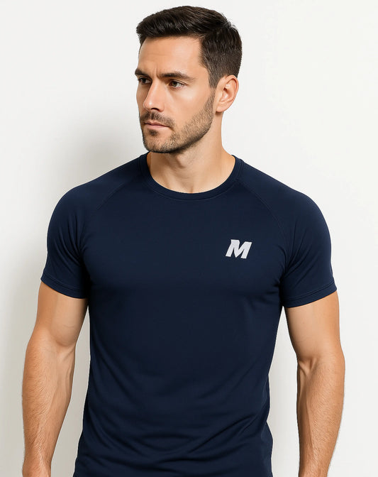Blue Dri-fit T-shirt Meerina By Hinshah