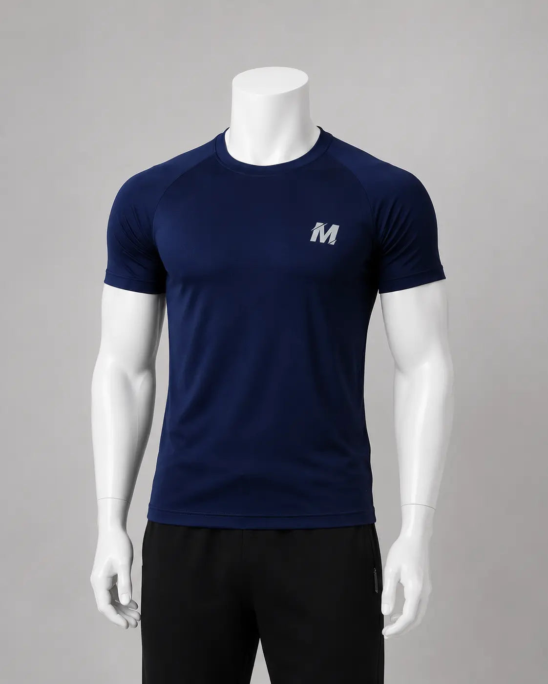 Blue Dri-fit T-shirt Meerina By Hinshah