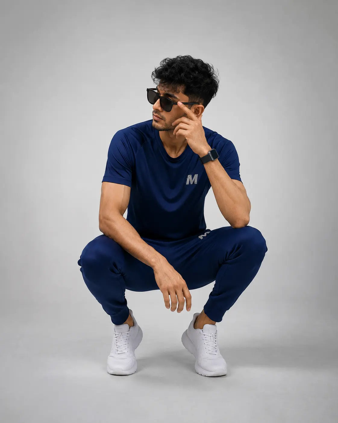 Blue Track-Suit Meerina By Hinshah
