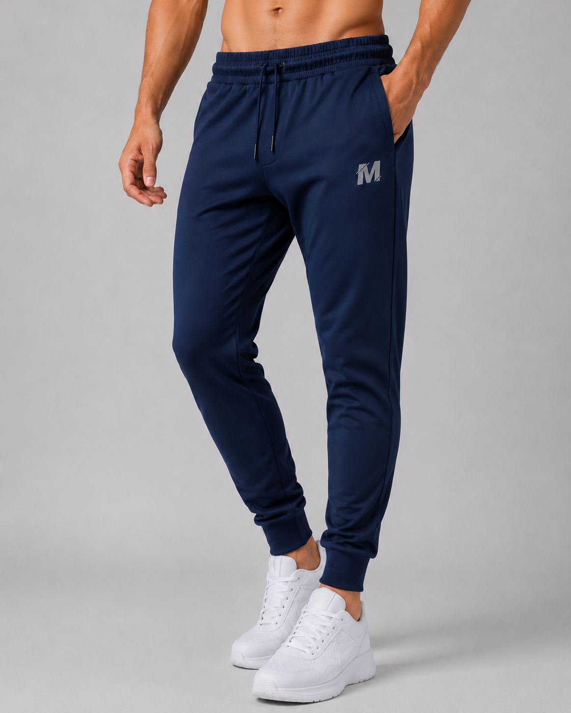 Blue Jogger Pant Meerina By Hinshah