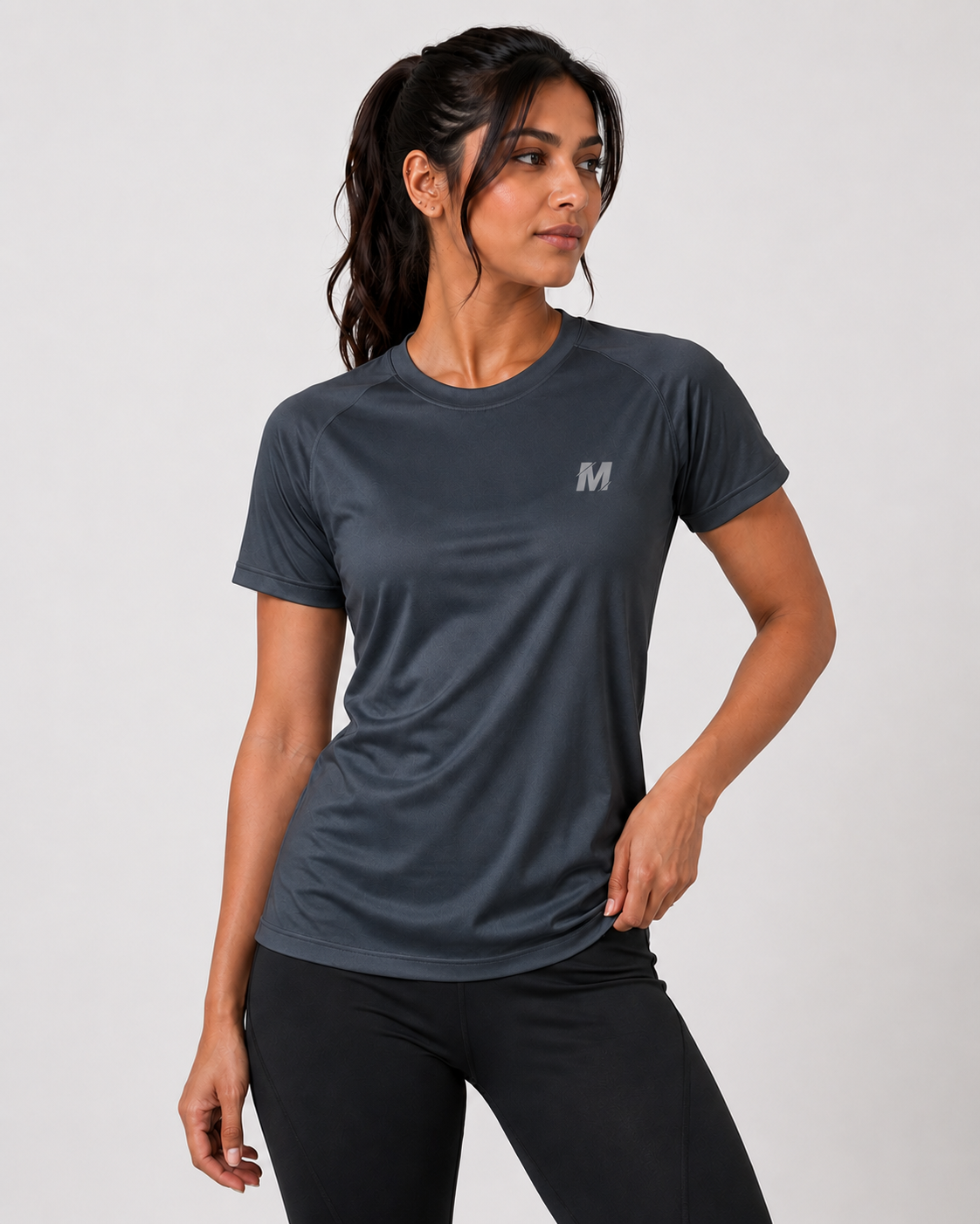 Grey T-shirt Meerina By Hinshah