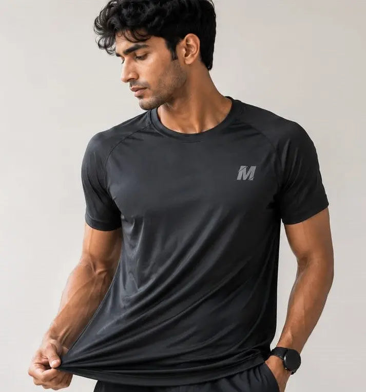 Grey T-shirt Meerina By Hinshah