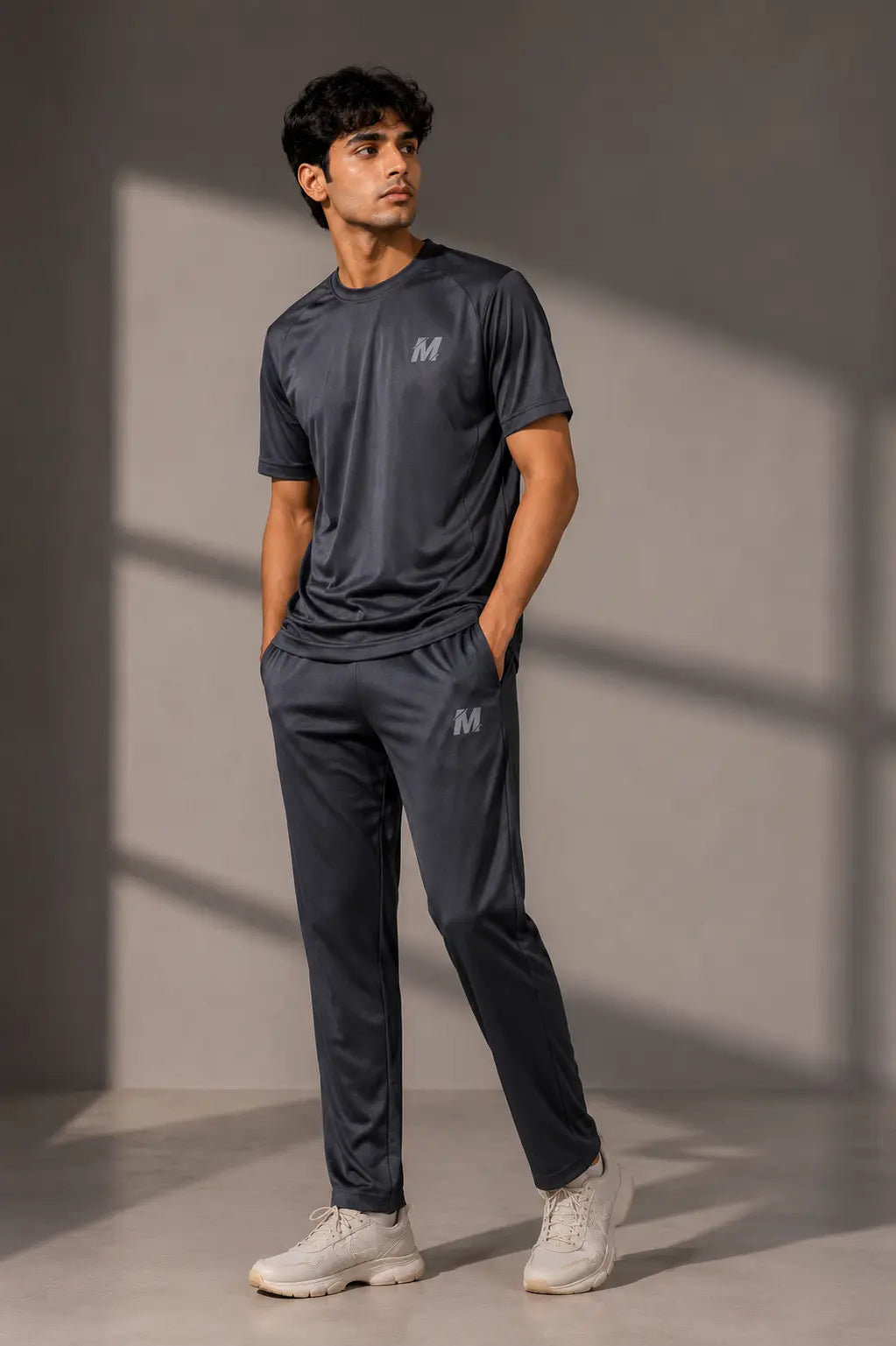 Grey Track-suit Meerina By Hinshah