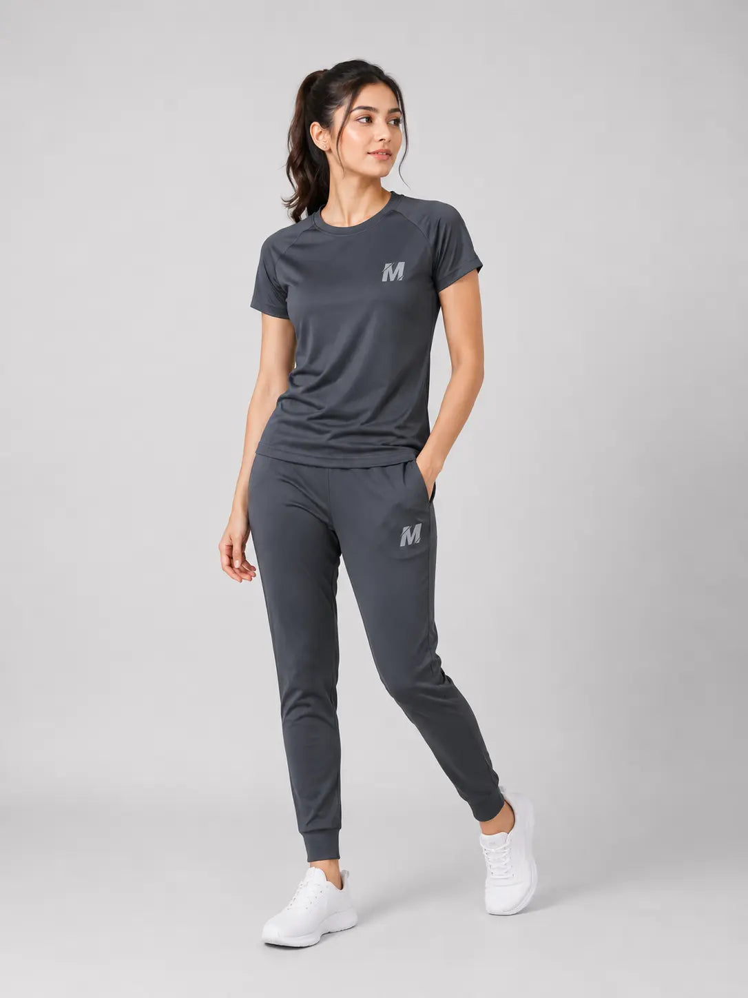 Grey Track-suit Meerina By Hinshah
