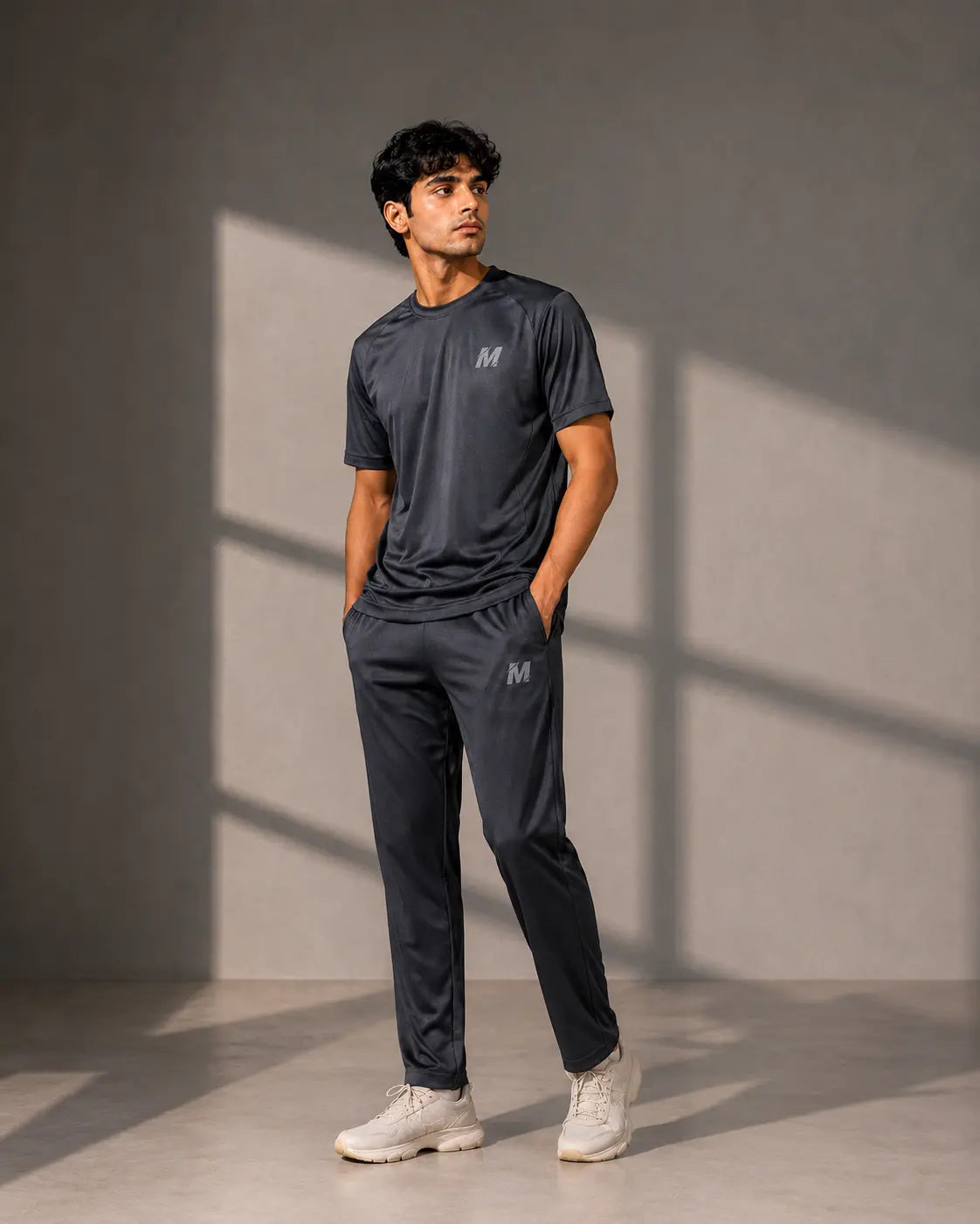 Grey Track-suit Meerina By Hinshah