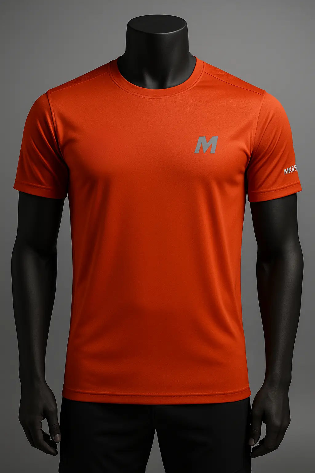 Orange Dri-fit T-shirt Meerina By Hinshah