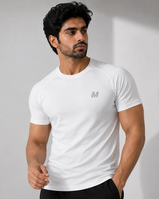 White T-shirt Meerina By Hinshah